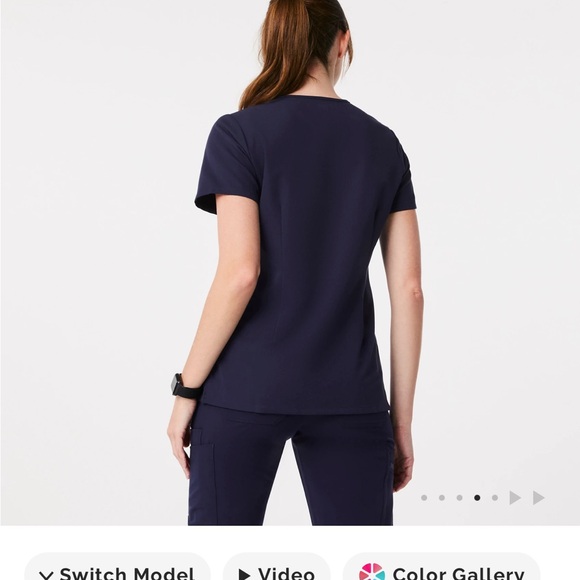 Figs Catarina One-Pocket Scrub Top - Picture 3 of 3